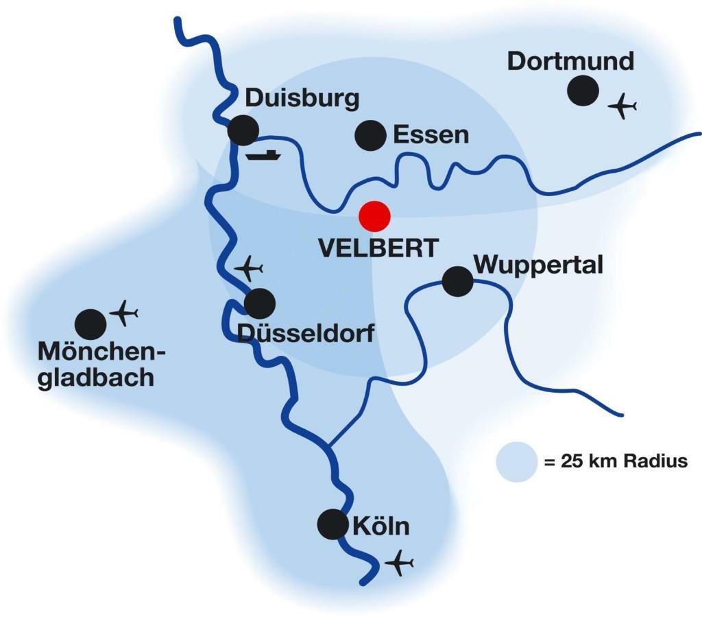 Haus Am Park - Ihr Gaestehaus In Velbert Kültér fotó